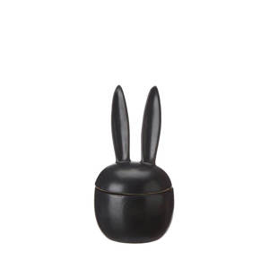Casa Elaria Rabbit Pot Black
